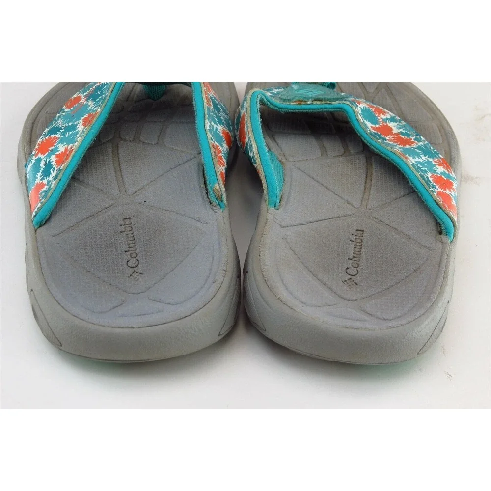 Columbia Toddler Girls 8 Medium‎ Blue Flip Flop Synthetic